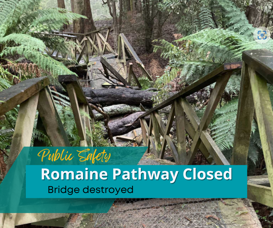 Romaine Walkway closed.png