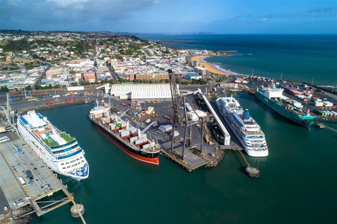 Burnie Port three ships in port